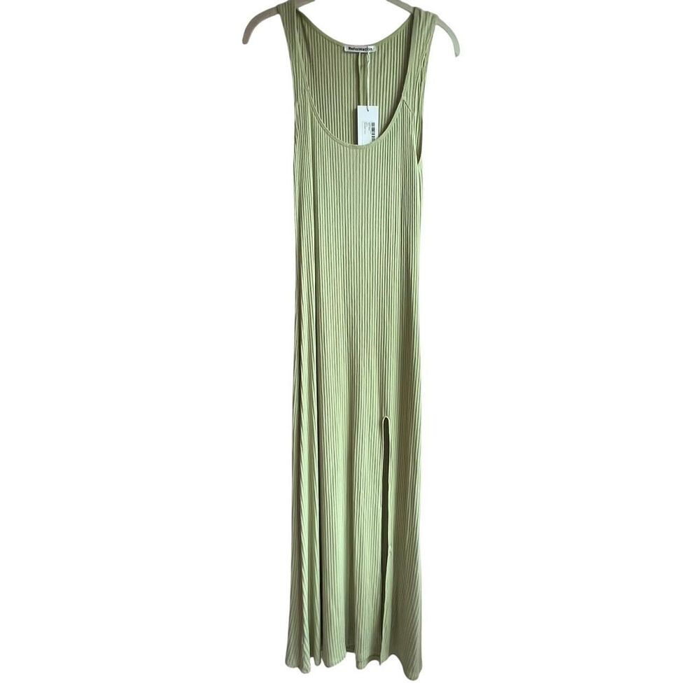 Reformation Women's Green Dress
